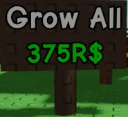 Grow All Sign showing instant growth option