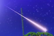 A meteor during Night